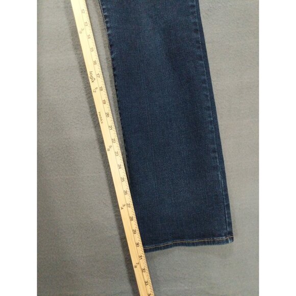 DELIA'S DOLLS KILL Morgan‎ Jeans SZ 14 Straight Leg Blue Dark Wash Casual - Picture 6 of 13